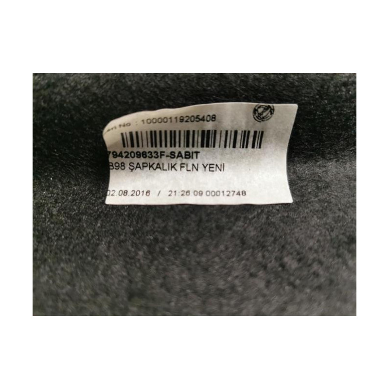 Plage arriere RENAULT CLIO 4 PHASE 2 d’occasion